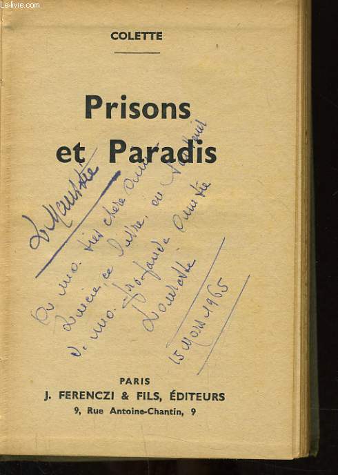 PRISONS ET PARADIS