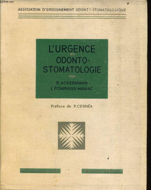 L'URGENCE ODONTO-STOMATOLOGIE
