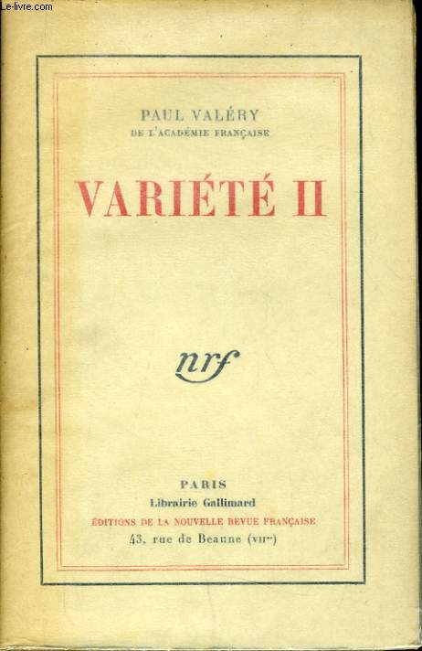 VARIETE II