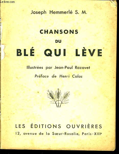 CHANSONS DU BLE QUI LEVE