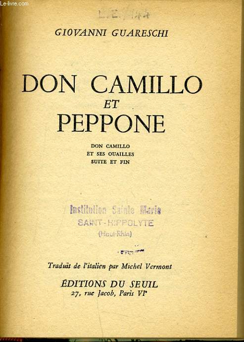 DON CAMILLO ET PEPPONE