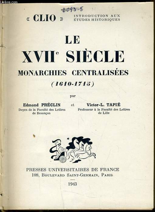 LE XVIIe sicle monarchie centralises (1670-1715)