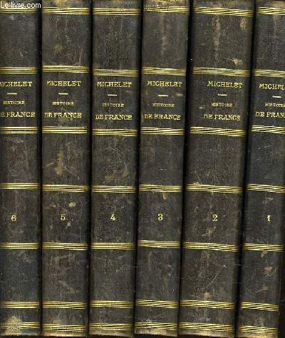 HISTOIRE DE FRANCE en 6 tomes