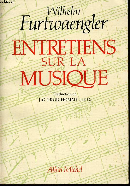 ENTRETIENS SUR LA MUSIQUE