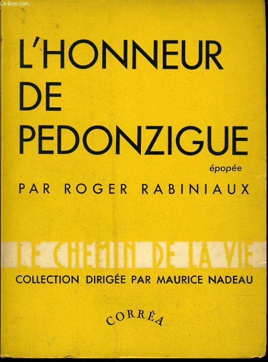 L'HONNEUR DE PEDONZIGUE