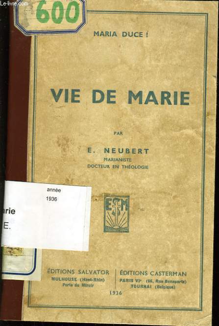 VIE DE MARIE