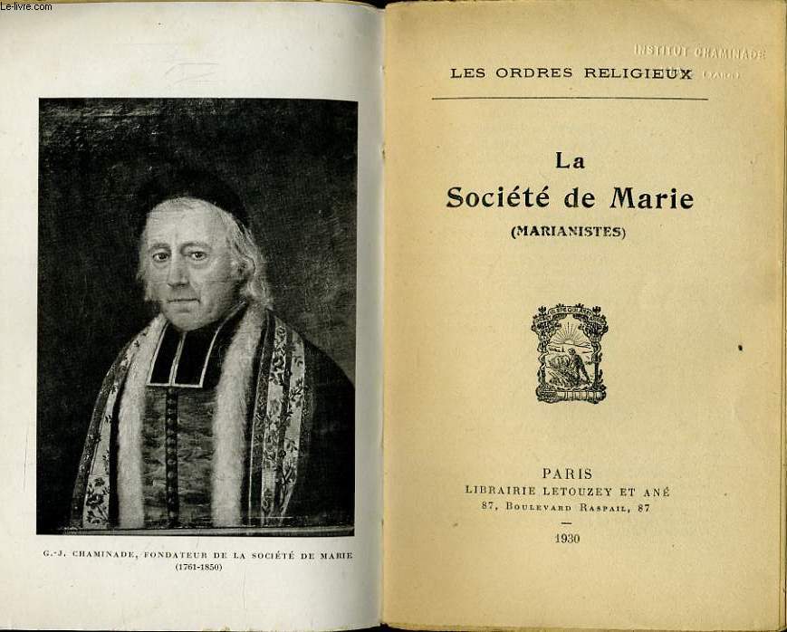 LA SOCIETE DE MARIE (marianiste)