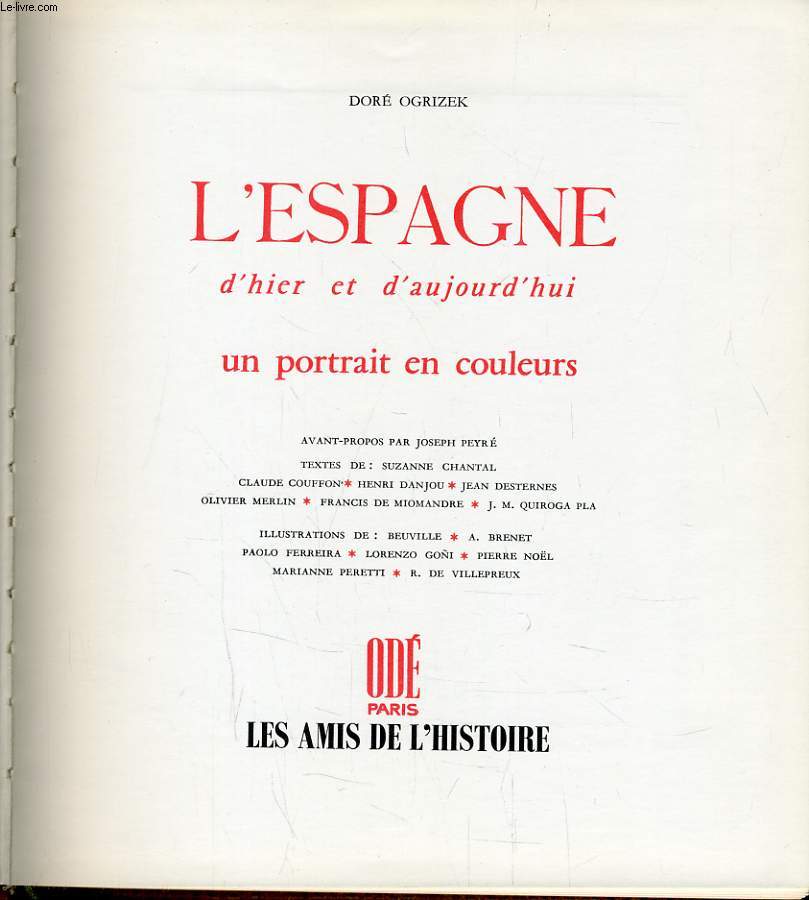 L'ESPAGNE d'hier et d'aujourd'hui, un portrait en couleur