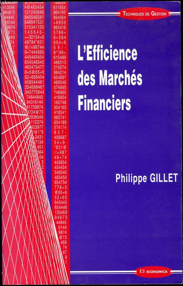 L'EFFICIENCE DES MARCHES FINANCIERS