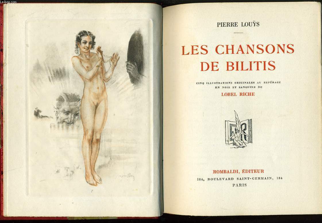 LES CHANSONS DE BILITIS