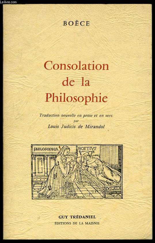 CONSOLATION DE LA PHILOSOPHIE