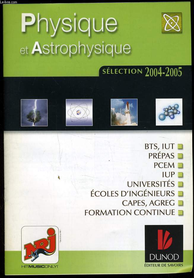 PHYSIQUE ET ASTROPHYSIQUE selection 2004-2005 (brochure)