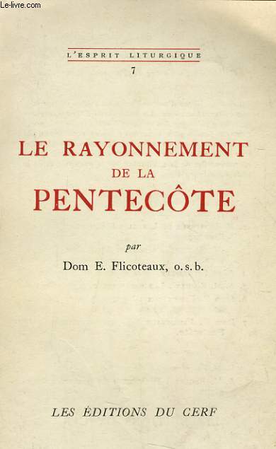 LE RAYONNEMENT DE LA PENTECOTE