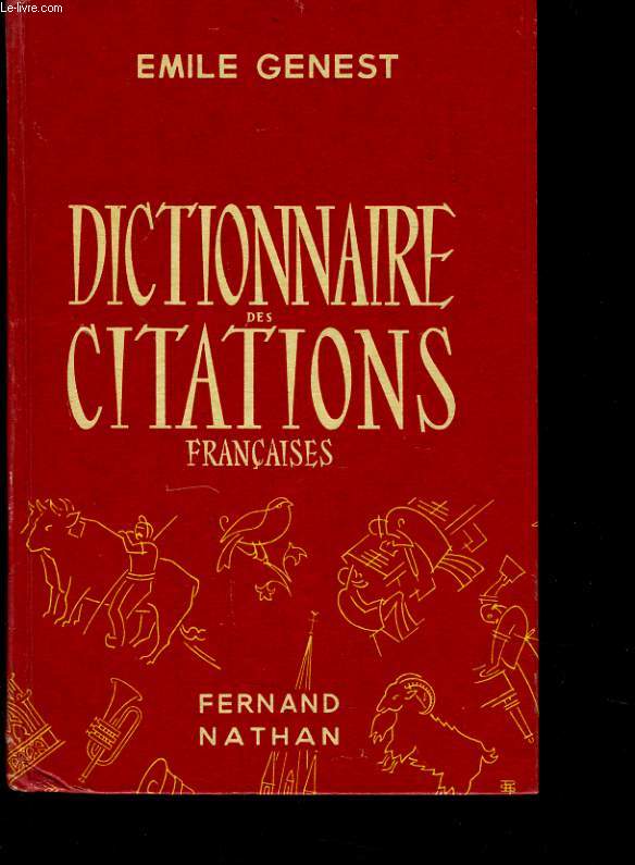 DICTIONNAIRE DES CITATIONS FRANCAISE