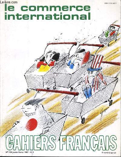 LES CAHIERS FRANCAIS N229 - LE COMMERCE INTERNATIONAL