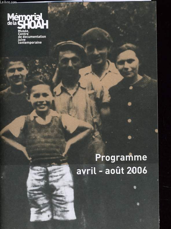 PROGRAMME AVRIL AOUT 2006