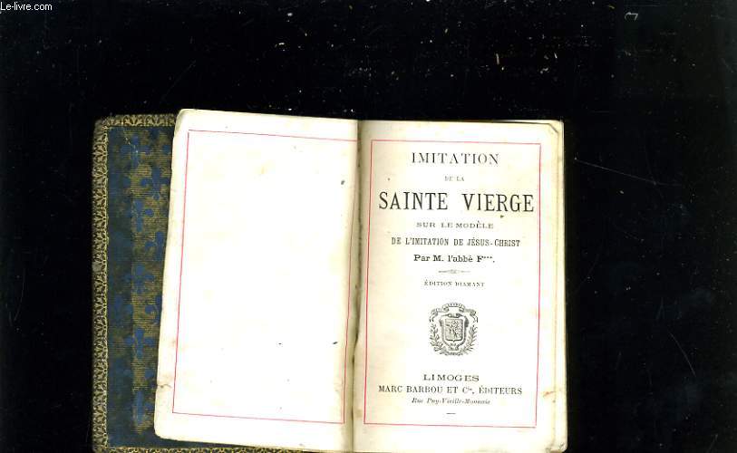 IMITATION DE LA SAINTE VIERGE