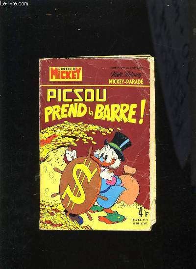 PICSOU PREND LA BARRE - LE JOURNAL DE MICKEY HORS SERIE