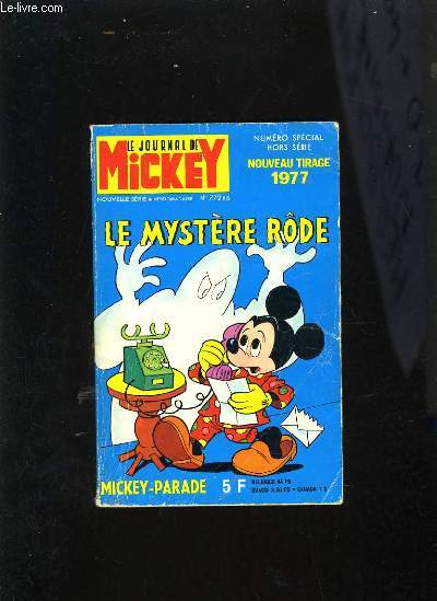 LE MYSTERE RODE - LE JOURNAL DE MICKEY HORS SERIE