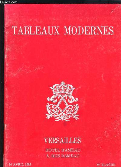 TABLEAUX MODERNES, SUCCESSION URBAN - CATALOGUE VENTE AUX ENCHERES