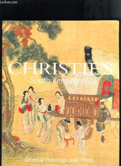 ORIENTAL PAINTING AND PRITNS - CATALOGUE VENTE AUX ENCHERES