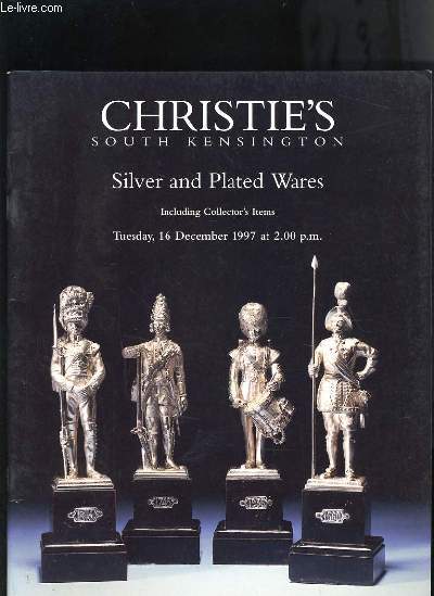 SILVER AND PLATED WARES INCLUDING COLLECTOR'S ITEMS - CATALOGUE VENTE AUX ENCHERES