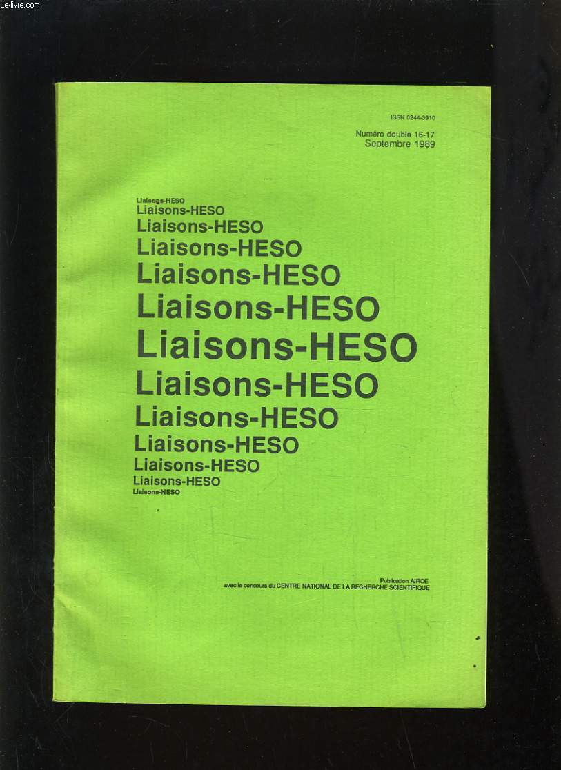 LIAISONS-HESO - NUMERO DOUBLE 16-17