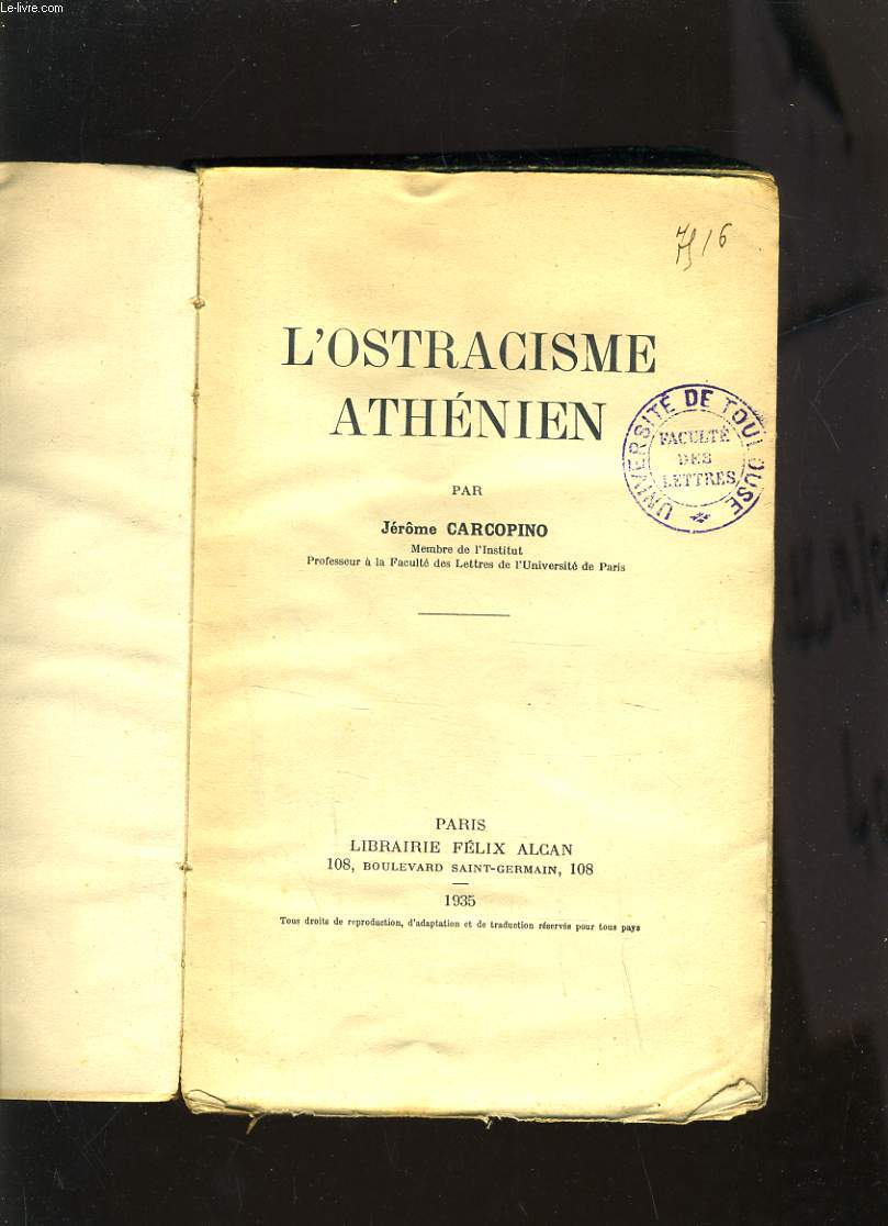 L'OSTRACISME ATHENIEN