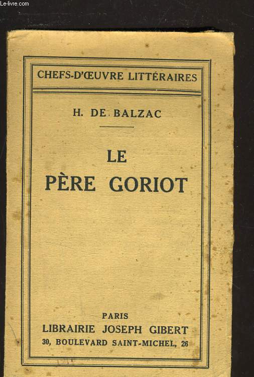 LE PERE GORIOT