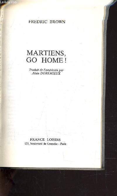 MARTIENS, GO HOME!.