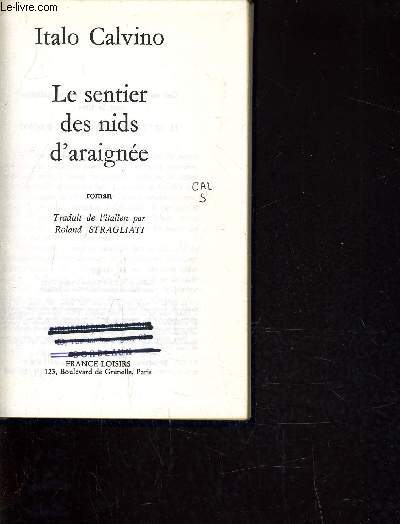 LE SENTIER DES NIDS D'ARAIGNEE.