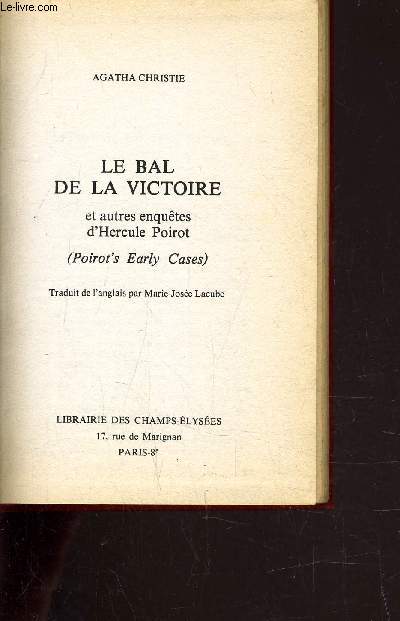 LE BAL DE LA VICTOIRE.