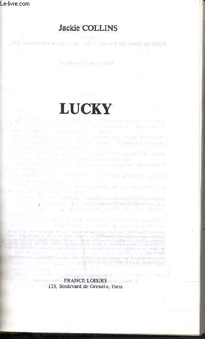 LUCKY.