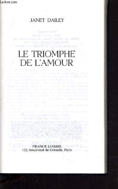 LE TRIOMPHE DE L'AMOUR.