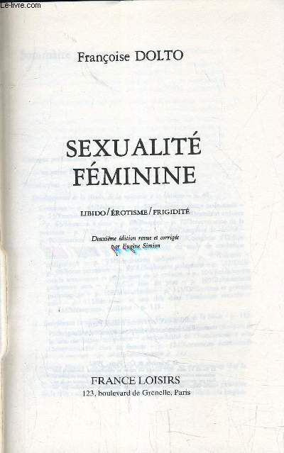 SEXUALITE FEMININE.