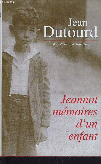 JEANNOT MEMOIRES D'UN ENFANT.