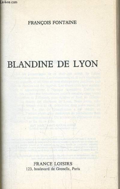 BLANDINE DE LYON.