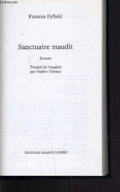 SANCTUAIRE MAUDIT.