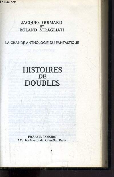 HISTOIRES DE DOUBLES.
