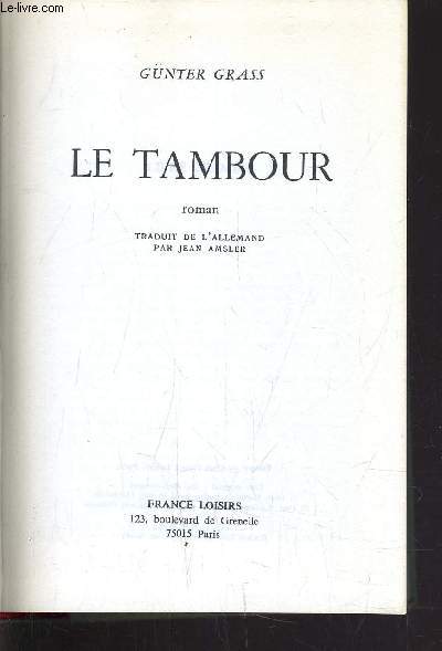 LE TAMBOUR.