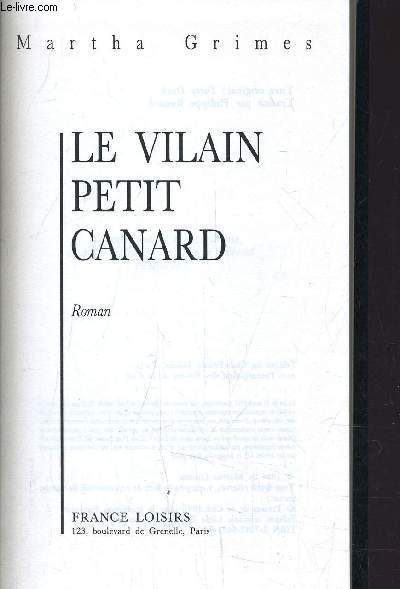 LE VILAIN PETIT CANARD.