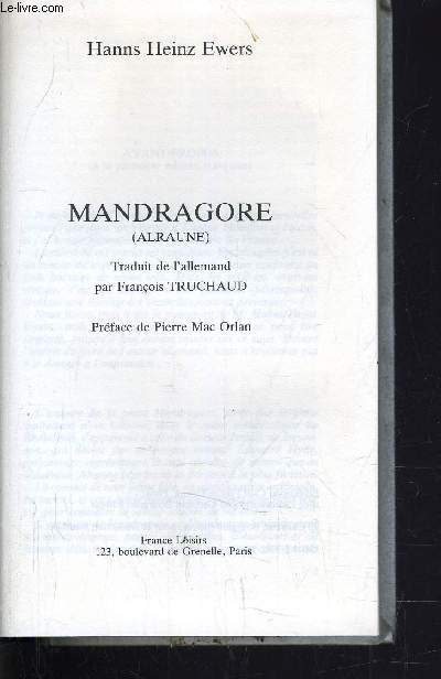 MANDRAGORE.