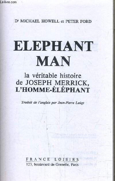 ELEPHANT MAN.