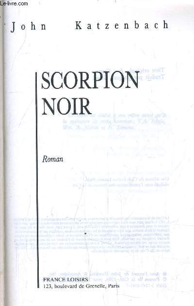 SCORPION NOIR - JUSTE CAUSE.