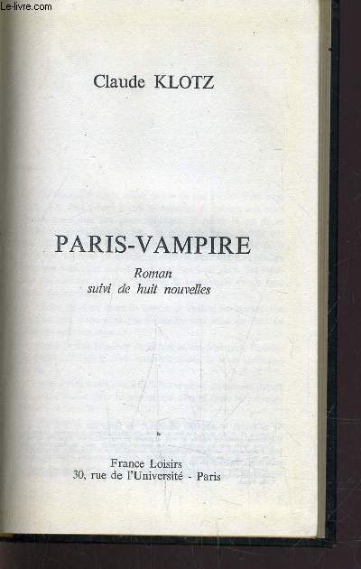 PARIS-VAMPIRE.