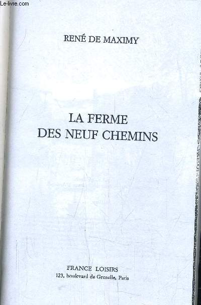 LA FEMME DES NEUF CHEMINS.