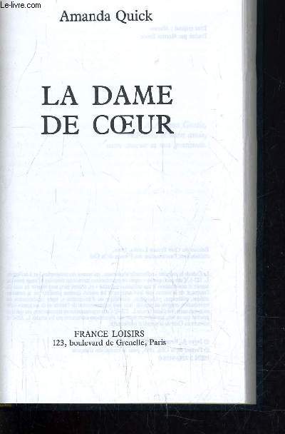 LA DAME DE COEUR.