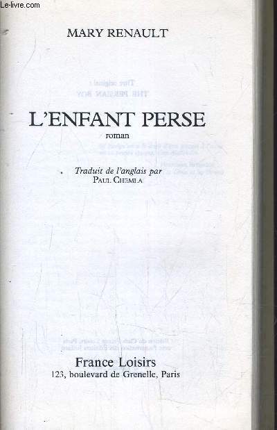 L'ENFANT PERSE.