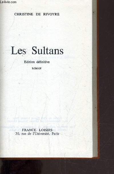 LES SULTANS.