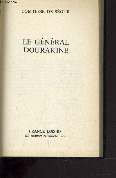 LE GENERAL DOURAKINE.